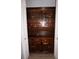 Walk in pantry with ample wooden shelving and storage at 87 Vivante Blvd # 8742, Punta Gorda, FL 33950