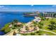 Aerial view of waterfront park and residential area at 150 Harborside Ave # 314, Punta Gorda, FL 33950