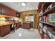Spacious home office with built-in bookshelves and desk at 150 Harborside Ave # 314, Punta Gorda, FL 33950