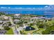 Aerial view of waterfront property with resort amenities at 150 Harborside Ave # 314, Punta Gorda, FL 33950