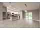 Modern kitchen featuring stainless steel appliances and an island at 820 Bowman Ter, Port Charlotte, FL 33953