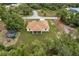 Aerial view of house and lot at 820 Bowman Ter, Port Charlotte, FL 33953