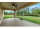 Screened porch overlooking backyard at 820 Bowman Ter, Port Charlotte, FL 33953