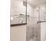 Updated shower with glass enclosure and marble-style tile at 820 Bowman Ter, Port Charlotte, FL 33953
