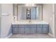 Bathroom with vanity, sink, and mirror at 7263 Sablon Rd, North Port, FL 34291