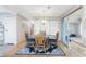 Dining room with a glass-top table and wicker chairs at 6405 Kilohee Ct, North Port, FL 34287