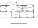 Floorplan of a home with multiple bedrooms, a kitchen, and living areas at 6965 Apopo Ct, North Port, FL 34287