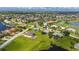 Aerial view of single-Gathering home near waterfront at 437 Madrid Blvd, Punta Gorda, FL 33950