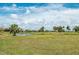 Landscaped area with pond and palm trees at 437 Madrid Blvd, Punta Gorda, FL 33950