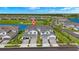 Aerial view showing home's location in a golf course community at 15999 Grassland Ln # 3221, Punta Gorda, FL 33982