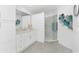 Bright bathroom features a walk-in shower and modern vanity at 85 Vivante Blvd # 8534, Punta Gorda, FL 33950
