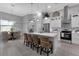 Bright kitchen with an island and breakfast nook at 9978 Audrey St, Port Charlotte, FL 33981