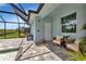 Relaxing pool area with patio furniture and outdoor shower at 9978 Audrey St, Port Charlotte, FL 33981