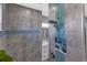 Large shower with tiled walls and a built-in niche at 9978 Audrey St, Port Charlotte, FL 33981