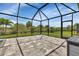 Spacious screened patio with pool views at 9978 Audrey St, Port Charlotte, FL 33981