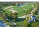 Aerial view of community with golf course and landscaping at 14121 Heritage Landing Blvd # 731, Punta Gorda, FL 33955