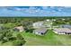 Aerial perspective of houses in a residential community at 27441 Natal Dr, Punta Gorda, FL 33983