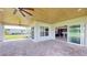 Covered patio with access to kitchen and backyard at 28992 Gin Ln, Punta Gorda, FL 33982