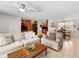 Comfortable living room with neutral-toned furniture at 1191 Manor Rd, Englewood, FL 34223