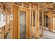 Under-construction home sauna with cedar walls and glass door at 21321 Harborside Blvd, Port Charlotte, FL 33952