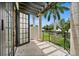 Private balcony with wrought-iron railings, offering a peaceful outdoor space at 21321 Harborside Blvd, Port Charlotte, FL 33952