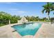 Inviting pool and spa with tranquil setting at 21321 Harborside Blvd, Port Charlotte, FL 33952