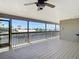 Spacious screened porch overlooking a waterfront canal at 24313 Pirate Harbor Blvd, Punta Gorda, FL 33955