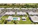 Community overview showing building arrangement and pool at 3300 Loveland Blvd # 1301, Punta Gorda, FL 33980