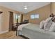 Bedroom with wood flooring and a post bed at 3300 Loveland Blvd # 1301, Punta Gorda, FL 33980