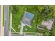 An amazing aerial view of the property and surrounding area at 5001 Richmond Ter, North Port, FL 34287