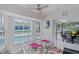 Bright breakfast nook with pool view at 5001 Richmond Ter, North Port, FL 34287
