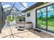 Hot tub on patio with access from the pool area at 14041 Clarissa Ln, Port Charlotte, FL 33981