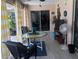 Comfortable lanai with seating and access to pool at 7100 Mineola Rd, Englewood, FL 34224