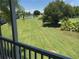 Spacious backyard with a view of the golf course at 26470 Rampart Blvd # 123, Punta Gorda, FL 33983