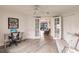 Spacious home office with glass doors that open to the living room at 3621 Whippoorwill Blvd, Punta Gorda, FL 33950