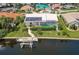 Home boasts a private pool, dock, and solar panels at 3621 Whippoorwill Blvd, Punta Gorda, FL 33950