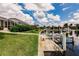 Private boat dock and lift, perfect for enjoying waterfront living at 3621 Whippoorwill Blvd, Punta Gorda, FL 33950