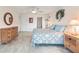 Spacious bedroom with large bed, ensuite bathroom access, and ample storage at 3621 Whippoorwill Blvd, Punta Gorda, FL 33950