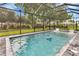 Relaxing screened pool with plenty of space for lounging at 16195 Maya Cir, Punta Gorda, FL 33955