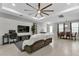 Open concept living area with views into the dining area and kitchen at 16195 Maya Cir, Punta Gorda, FL 33955