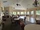 Spacious community clubhouse with seating areas at 2140 Heron Lake Dr # 204, Punta Gorda, FL 33983