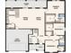 One-story home floor plan featuring 3 bedrooms, 2 baths, 2-bay garage, and covered patio at 13395 High Springs Ave, Port Charlotte, FL 33981
