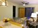 Cozy living room with bright lighting and a ceiling fan for air circulation at 25275 Rampart Blvd # 2001, Punta Gorda, FL 33983