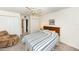 Bright bedroom with a comfortable bed and built-in wardrobe at 3251 White Ibis Ct # A4, Punta Gorda, FL 33950