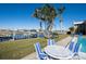 Relaxing patio area overlooking the canal at 3251 White Ibis Ct # A4, Punta Gorda, FL 33950