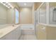 Bathroom with double vanity and a separate shower and tub at 1519 Atares Dr # 112, Punta Gorda, FL 33950