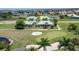 Aerial view highlighting home near golf course at 1519 Atares Dr # 112, Punta Gorda, FL 33950