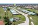 Aerial view of home and community pool at 1519 Atares Dr # 112, Punta Gorda, FL 33950