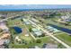 Aerial view of home on golf course community at 1519 Atares Dr # 112, Punta Gorda, FL 33950