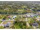 Wide aerial view of houses and canal in residential neighborhood at 1516 Natrona Dr, North Port, FL 34286